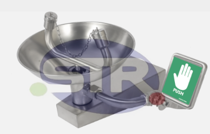 Trạm rửa mắt gắn tường Labnori phủ Epoxy, SS3002Y